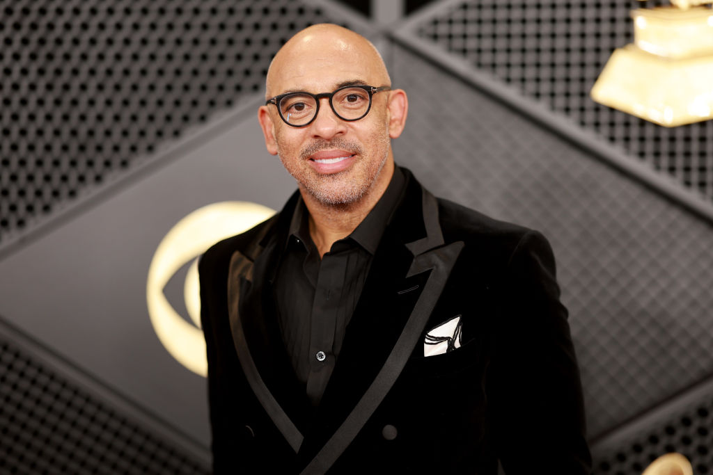 LOS ANGELES, CALIFORNIA - FEBRUARY 04: CEO of the Recording Academy Harvey Mason jr. attends the 66th GRAMMY Awards at Crypto.com Arena on February 04, 2024 in Los Angeles, California. (Photo by Matt Winkelmeyer/Getty Images for The Recording Academy)