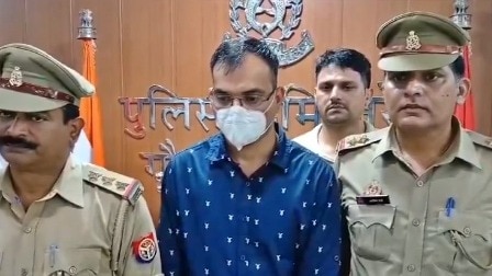 नोएडा पुलिस की गिरफ्त में आरोपी पंकज