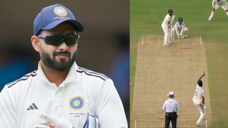 rishabh pant shocked after ajaz patel boundary says did not know he speaks hindi india vs new zealand 2nd test ind vs nz IND vs NZ 2nd Test: ये अंग्रेज तो