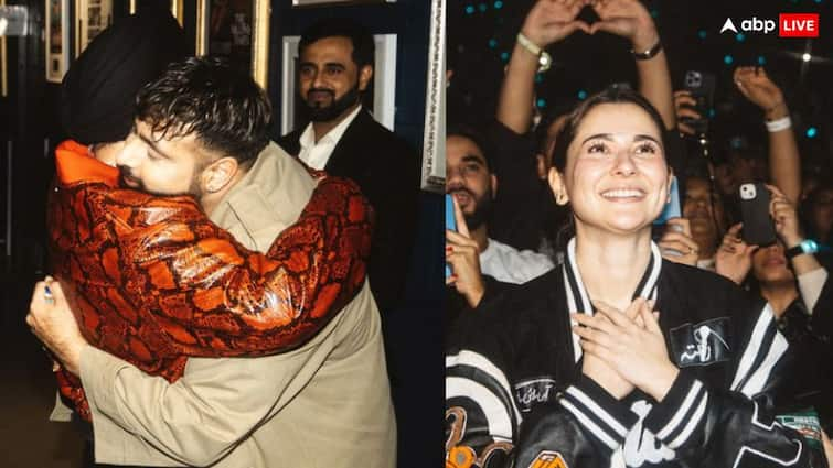 Diljit Dosanjh London concert Did rumoured couple Badshah and Pakistani actress Hania Aamir attend together Diljit Dosanjh के कॉन्सर्ट में रूमर्ड गर्लफ्रेंड संग पहुंचे बादशाह? पाकिस्तानी एक्ट्रेस हानिया संग फोटोज वायरल