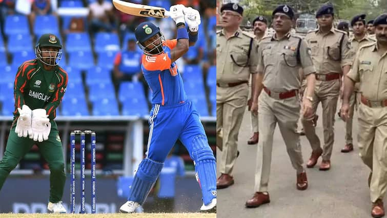 why 2500 police force deployed for security india vs bangladesh 1st t20 match gwalior ind vs ban IND vs BAN: भारत-बांग्लादेश टी20 मैच पर खतरा! चप्पे-चप्पे पर तैनात पुलिस के जवान; जानें पूरा मामला