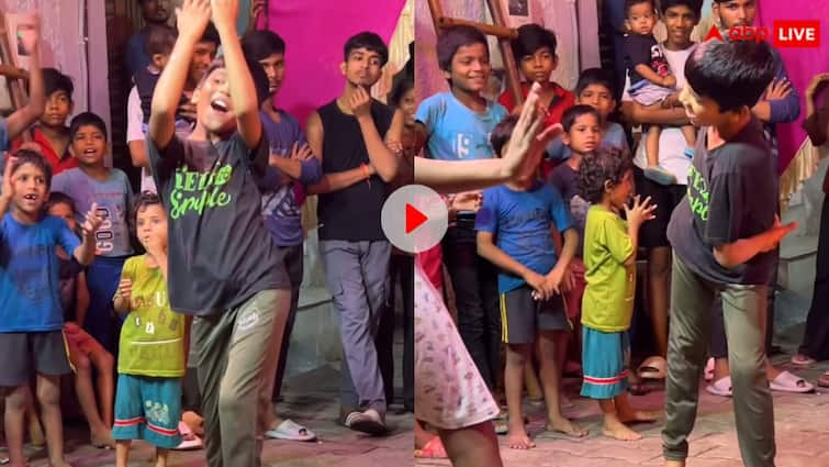 Little boy did a wonderful dance on the song Aaj ki raat Maja Husn Ka video goes viral इसने तो सभी को फेल कर दिया, स्त्री-2 के सॉन्ग पर बच्चे ने मटकाई कमर तो यूजर्स ने बांधे तारीफ के पुल