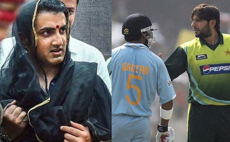 Virat Kohli Gautam Gambhir Shahid Afridi Fight Gautam Gambhir Wears Saree photo लड़ाई से रहा पुराना नाता, दिल जीतने में भी पीछे नहीं, जानें गौतम गंभीर के अनसुने किस्से