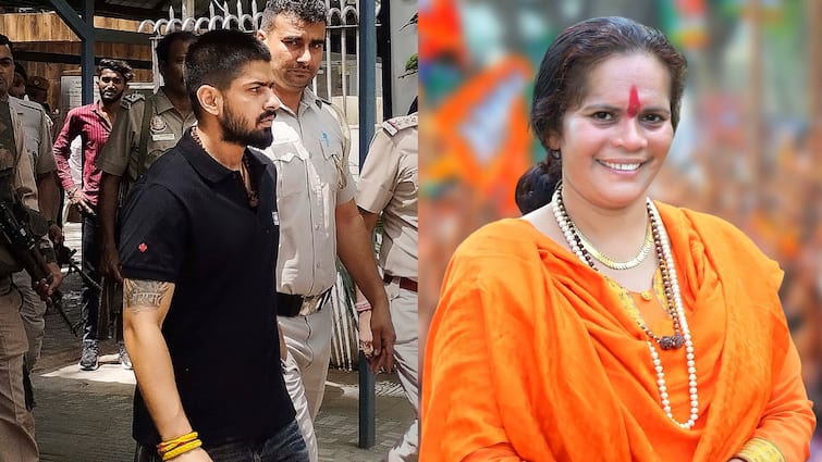 Sadhvi Prachi Said Gangster Lawrence Bishnoi true Gandhian and very innocent child Mention Salman Khan ANN