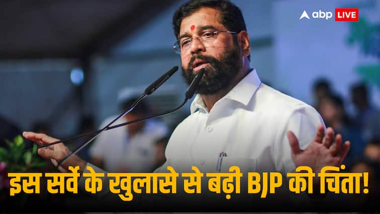 Maharashtra Election C Voter Survey Eknath Shinde BJP Shocking facts eknath Shinde devendra fadnavis Maharashtra Election: महाराष्ट्र में सामने आया वो सर्वे जो उड़ा देगा BJP की नींद! आंकड़े देख CM शिंदे को आ सकता है पसीना