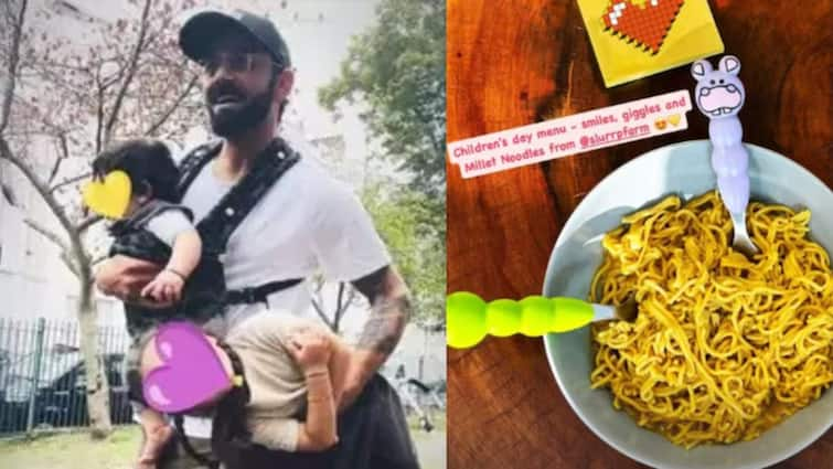 Virat Kohli Anushka Sharma Celebrate Childrens Day In Australia IND vs AUS BGT Here Know Latest Sports News Childrens Day: ऑस्ट्रेलिया में विराट-अनुष्का का चिल्ड्रेन डे सेलीब्रेशन, अपने बच्चों को खिलाए