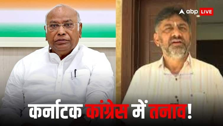 congress chief mallikarjun kharge pulls up karnataka dy cm dk shivakumar over review shakti scheme comment ann DK Shivakumar Remarks Row: डीके शिवकुमार ने ऐसा क्या बोल दिया, खरगे हो गए आगबबूला, लगा दी फटकार