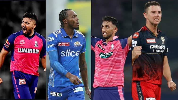 Avesh khan prasidh Krishna jofra Archer josh Hazlewood fast bowlers got huge amount in IPL 2025 mega auction आवेश-कृष्णा से लेकर आर्चर-हेजलवुड तक, IPL 2025 की नीलामी में इन तेज गेंदबाजों को मिली मोटी रकम