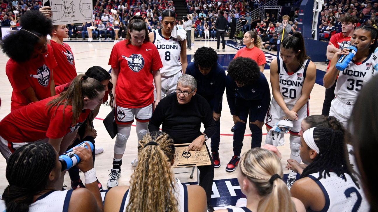 UConn coach Geno Auriemma becomes NCAA all-time wins leader