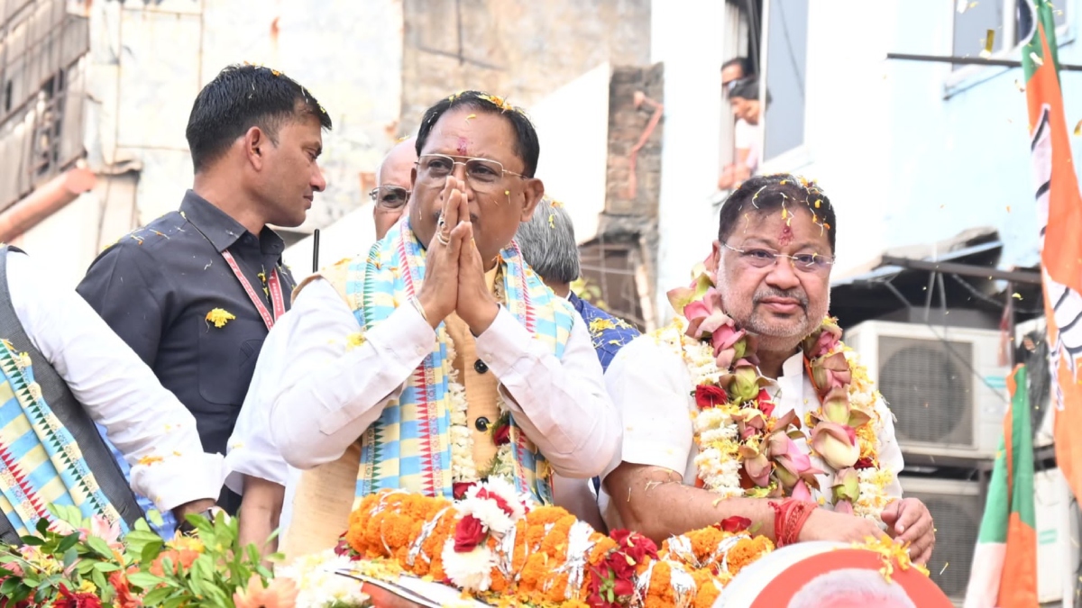 Chhattisgarh CM Vishnu Deo Sai on Congress candidate for Raipur South by poll 2024 road show Ann रायपुर दक्षिण सीट पर उपचुनाव के लिए थमा प्रचार, कांग्रेस प्रत्याशी पर क्या बोले सीएम साय?